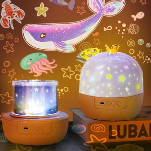 Kids Cute Cartoon 360&deg; Rotation Ocean Starry Projector Night <strong>Light</strong> Baby Nursery Toys Gift Star Projector Night <strong>Light</strong> - Product Image 1
