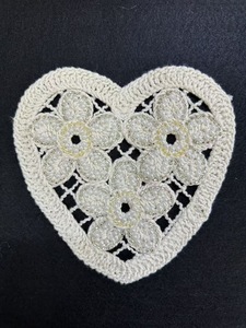 El más nuevo parche de Apliques de encaje Floral de <span class=keywords><strong>ganchillo</strong></span> hueco bordado Soluble en agua con cuentas 3D flor NFL parches para ropa vestido - Product Image 3