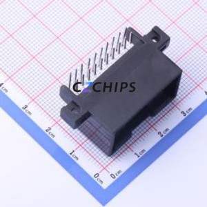 K174051WR-2x10-PTSN Automotive Connector Bent Lead Through Hole Connector 20P 2.5mm 2 Right Angle Insert - Product Image 1