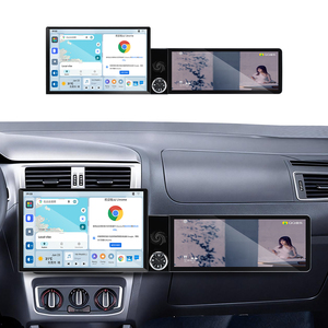 Autoradio MOOKAKA 13,1+12,3 pouces pour Volkswagen <span class=keywords><strong>Fox</strong></span> 2014-2018, navigation GPS Android, stéréo, CarPlay sans fil, autoradio Plug and <span class=keywords><strong>Play</strong></span> - Product Image 1