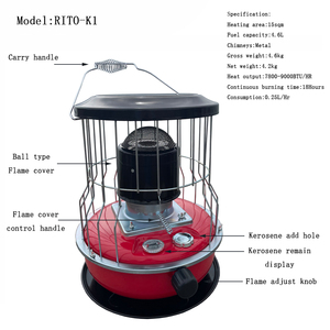 Chauffage au kérosène à mèche, petit, sûr, <span class=keywords><strong>pour</strong></span> intérieur et extérieur, idéal <span class=keywords><strong>pour</strong></span> la maison, le camping et la cuisine, avec carburant de qualité supérieure, à prix abordable, de style japonais et sud-africain. - Product Image 6