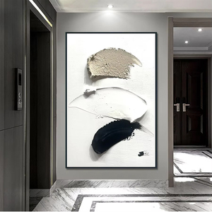 Hiện đại đơn giản trừu tượng nhà trang trí sơn kích thước lớn tường treo với giấy hỗ trợ cơ sở nhà máy bán buôn - Product Image 1