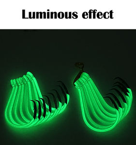 Kit de leurres de pêche <span class=keywords><strong>Gamakatsu</strong></span>, meilleures fournitures d'aquarium, hameçons de pêche, cercle lumineux - Product Image 6