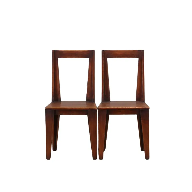 Wholesale China Country Furniture Antique Solid Wooden Dining Room Rustic Pine Carved Arm chairs