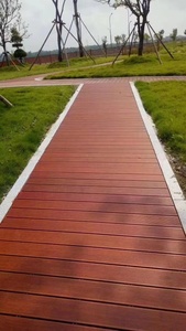 Zesheng GreenWay ngoài trời sợi dệt Sàn tre rắn hiện đại Thiết kế vuông Nhấp vào Float cài đặt bảo hành 5 năm - Product Image 5