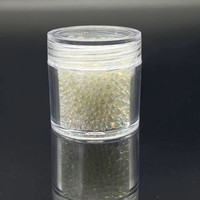 Perles de verre 3D fantaisie Ab, petites, transparentes, colorées, écologiques, micro-perles de caviar pour nail art, à coller à chaud