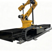 Robot à 7 axes avec guidage linéaire, rail de déplacement, moteur/PLC/engrenage, soudage personnalisé, manutention et chargement/déchargement, machine CNC