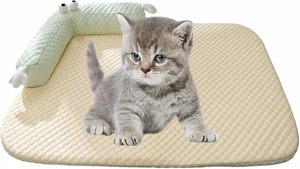 Factory Cooling Dog Bed for <b>Cats</b> Dog Mat Bed Calming Pet Bed Cushion Washable Dog Sofa Bed Summer Breathable Cooling Dog Bed - Product Image 5