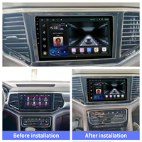 Meihua 10 pouces Android voiture Navigation GPS Radio CD lecteur DVD pour VOLKSWAGEN VILORAN SAGITAR/TAYRON/T-ROC (2021-2022)