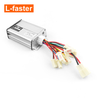 Contrôleur électrique de moteur à balais 30a, 12 V, 36V, 48V, 1000W, pour trottinette électrique, avec disjoncteur fusionné 30a