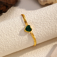 Pulsera chapada en oro impermeable de acero inoxidable, joyería de moda que no se decolora, brazaletes elegantes y elegantes