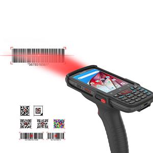 도매 4 인치 안드로이드 12 견고한 Pda 휴대용 산업용 데이터 수집기 와이파이 4g 21 키보드 Pda 물류 용 바코드 리더 - Product Image 1