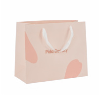 Sacs cadeaux en papier couleur rose personnalisés 2026 pour bijoux, cosmétiques, produits de beauté et emballages de luxe
