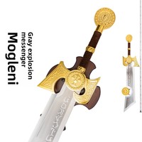 Espada de Metal 1:1 de Warcraft, Palad Ash Messenger, Lich King Alsace Frost's Mourning, Cuchilla Sin Abrir MH-0888 China