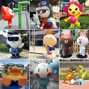Escultura de Fibra de Vidrio para Arte Público, Diseño Personalizado, Mascota Comercial para Exhibición, Gran Escultura de Fibra de Vidrio para Parque, Decoración de Recepción - Product Image 5