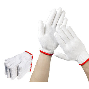Gants de sécurité en coton Sengkang, 10 aiguilles, épaissis, antidérapants, pour la réparation automobile et les travaux de construction - Product Image 2