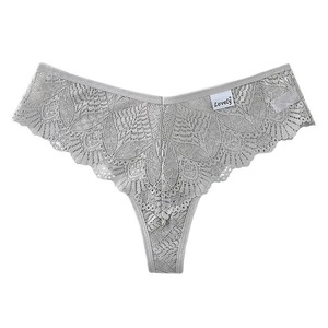 Culottes en dentelle sexy de style européen et américain pour femmes, lingerie sexy la plus vendue, strings, culottes taille basse à col en V - Product Image 5