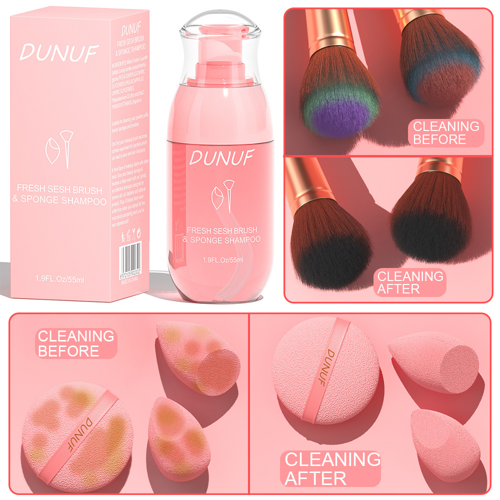 DUNUF Limpiador De Brochas De Maquillaje держатель инструмент для макияжа Очищающая щетка для макияжа