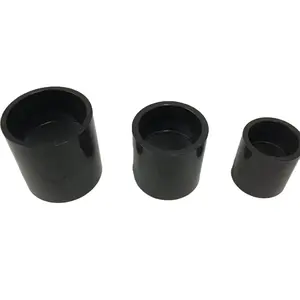 DN15-DN100 UPVC Pipe Fitting Coupling 1/2'' 3/4'' 1'' 1-1/4" 1-1/2" 2'' 3'' 4'' Industrial Plastic Straight Cylinder Coupling