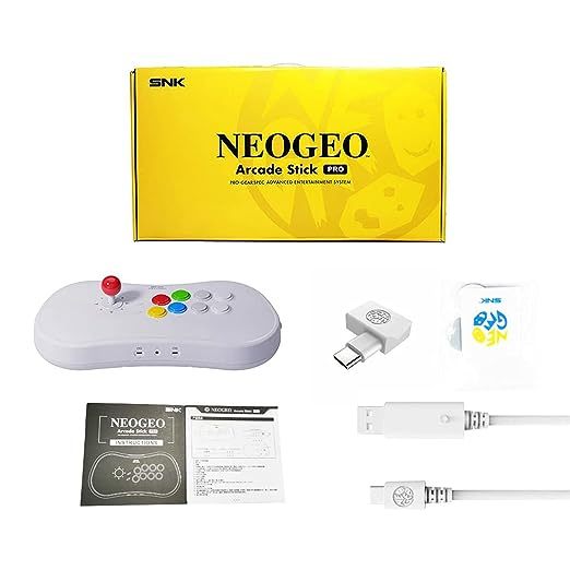 NEOGEO Arcade Stick Pro with 20 Pre-installed NEO-GEO Retro Games