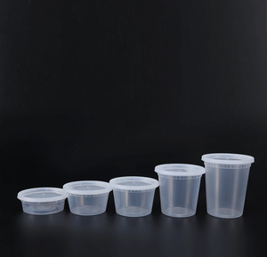 Vasos Desechables de Plástico PP para Sopa, Cajas de Almacenamiento Aptas para Microondas con Técnica de Inyección, Ideales para <span class=keywords><strong>Entrega</strong></span> de Comida y Comida para Llevar - Product Image 2