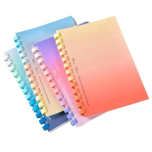 New A5 B5 PP Bìa Tùy Chỉnh Kế Hoạch Có Thể Tháo Rời DIY Notepad Xoắn Ốc Cuốn Sách Vòng Chất Kết Dính Máy Tính Xách Tay Với Mềm Silicone - Product Image 1