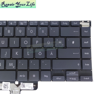 GR เยอรมันคีย์บอร์ดเรืองแสงสำหรับ <span class=keywords><strong>ASUS</strong></span> <span class=keywords><strong>Zenbook</strong></span> 14X UN5401 UM5401 UX5401 UX5401Z UX5400 UX5400Z <span class=keywords><strong>UX5400EA</strong></span> 0KNB0-4602GE00 คีย์บอร์ดใหม่ - Product Image 2