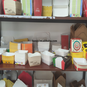 Gran oferta, cartón desechable, cartón para llevar, papel, comida, almuerzo, hamburguesa, caja, pegamento lateral, máquina para pegar, superventas globales - Product Image 6