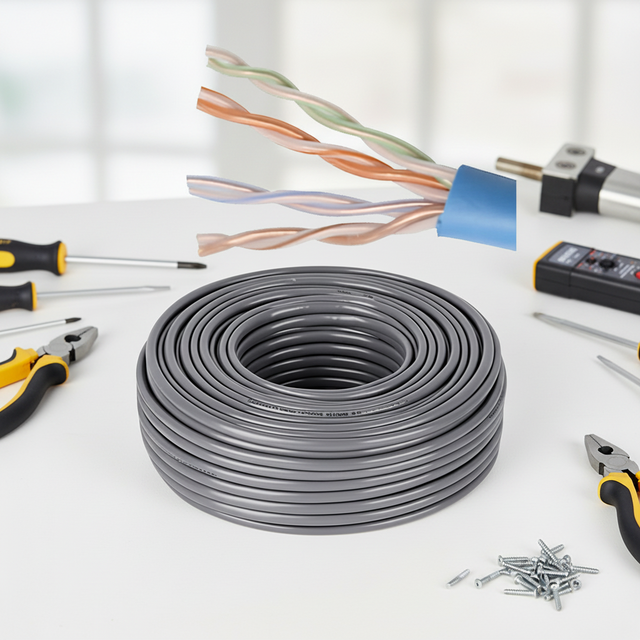 New Arrival Low Price CAT5e Networking & Communication Cables 305m PVC Jacket Superior Quality Fast Supply