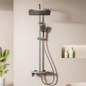 Phong <span class=keywords><strong>c</strong></span>ách hiện đại 37 inch vòi hoa sen hoàn chỉnh hệ thống thiết lập với lượng mưa đầu và <span class=keywords><strong>c</strong></span>ầm tay phòng tắm vòi Mixer - Product Image 3