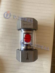 Indicateur de <span class=keywords><strong>d</strong></span>ébit BSPT femelle en ligne pour fenêtre en acier inoxydable 1 \ "Turbine Hydraulique Huile <span class=keywords><strong>Eau</strong></span> Vannes Acier inoxydable 304 - Product Image 3