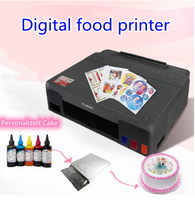 Imprimante Numérique 3D Personnalisée pour Gâteaux, Format A4, à Encre Comestible, pour Photos Alimentaires et Pâtisserie