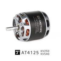 Moteur à axe long T-MOTOR AT4125 pour aile fixe, KV250 KV540, poussée 7kg, 2200W, 12S 6S, pour UAV VTOL 5-10kg, avion 3D