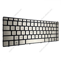 Keyboard Laptop SP Spanyol Baru dengan Lampu Latar untuk HP Spectre X360 13-AC 13-ac000 Envy 13-AH 13-AG 13-AD 13-AE 13-BF 13-AF Emas