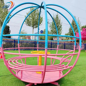 Customized Outdoor Kid's <strong>Game</strong> Playground Facilities Rotating Globe Unpowered Amusement <strong>Equipment</strong> - Product Image 3