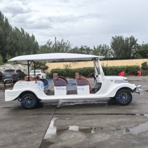 Voiture classique vintage électrique de haute qualité Voiture de tourisme Style scénique Bus touristique électrique et chariot touristique - Product Image 4