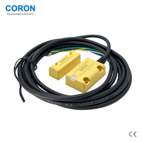 Serrure de porte magnétique de sécurité à interrupteur à lame DC24V NPN PNP NO NC Sécurité renforcée Type de détection RFID Série GNM Nouveau capteur de sécurité