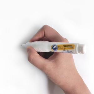 Stylo correcteur à pointe métallique 0,02 mm XB, 5 ml, non toxique, blanc, écologique, séchage rapide, pour l'école - Product Image 6