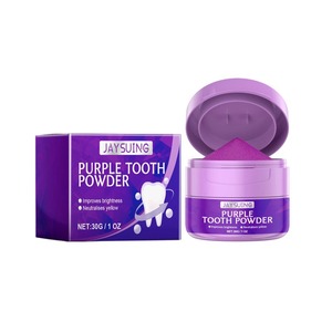 Poudre dentifrice violette Jaysuing, soin des gencives, soin haleine fraîche, poudre blanchissante pour les dents - Product Image 1