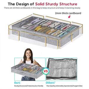 Cuối Cùng Giải Pháp Lưu Trữ Trong Suốt Bằng Gỗ Mini Giày Hộp Giày Đấm Bốc Cho Nam Giới 2 Gói - Product Image 6