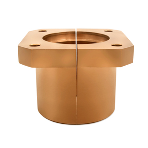 Buje de bronce con estructura de brida única con manguito de cojinete de cobre para aplicaciones industriales - Product Image 3