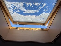 Système de toit plat avec fenêtres verticales automatiques au design moderne personnalisé, toit ouvrant électrique en alliage d'aluminium résistant au vent
