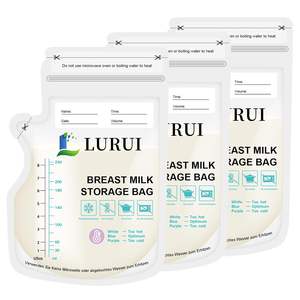 Sacs <span class=keywords><strong>de</strong></span> conservation du lait maternel stériles à détection <span class=keywords><strong>de</strong></span> température et à changement <span class=keywords><strong>de</strong></span> couleur, jetables, anti-fuite, avec bec verseur - Product Image 3