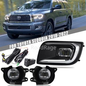 Đèn Sương Mù Led Đèn Sương Mù Đèn Chạy Ban Ngày Drl Đèn Sương Mù Lái Xe Lắp Ráp Cho Toyota <span class=keywords><strong>Sequoia</strong></span> 2018 2019 2020 2021 2022 - Product Image 2