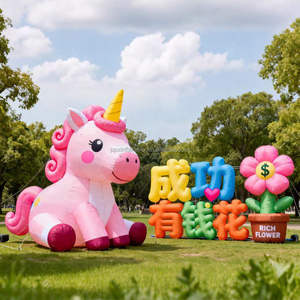 ของตกแต่งปีใหม่จีนแบบเป่าลม ปี 2026 พร้อมไฟ สำหรับงานเลี้ยงฉลองปีใหม่ - Product Image 4