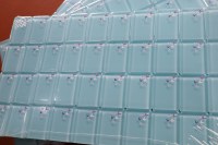 Tuiles de Mahjong Bleues, Tuiles de Mahjong Américaines, Ensemble de Tuiles de Mahjong Papillon Pastel, Tuiles de Mahjong Fleur de Pétale, Tuiles de Mahjong Papillon Tigre