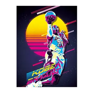 Bán buôn 3D trang trí Messi 3D dạng thấu kính Áp phích trang trí tường 3D in thay đổi hình ảnh Áp phích bóng đá - Product Image 5