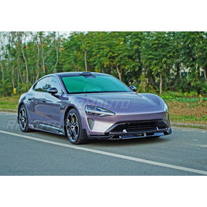 Extensión de alerón lateral para coche, difusor protector para Xiaomi Su7, alerón delantero y trasero, accesorios para coche en morado y negro - Product Image 3