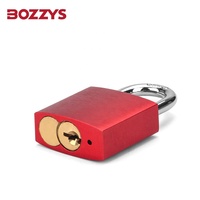 Cadenas de sécurité en aluminium solide à manille en acier inoxydable de 20mm avec clé principale Lockout industriel-Tagout personnalisé coloré