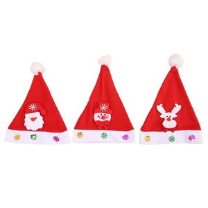 Cappelli di Babbo Natale con Luci LED, Nuove Decorazioni Natalizie per Adulti e Bambini, Tema Pupazzo di Neve e Alce - Product Image 4